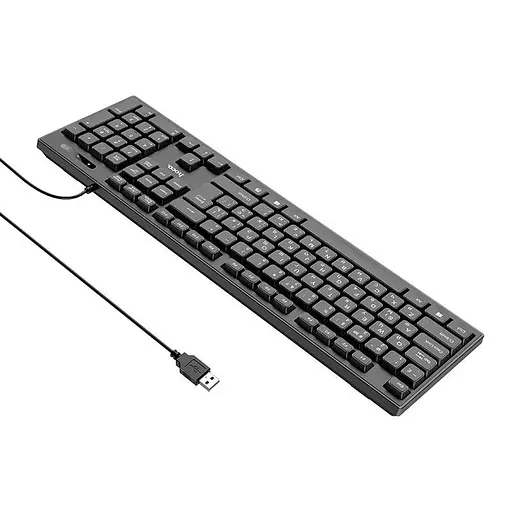 Клавиатура HOCO Ice wolf wired business keyboard GM23 (ru/ukr/en) - фото 1