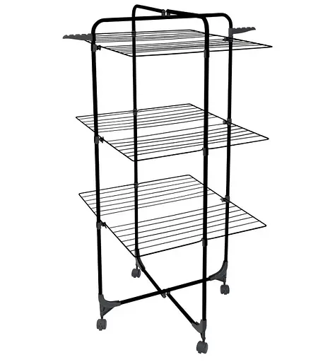 Сушарка для білизни підлогова Casa Si Athletic 3 Black (CS92185E04E) - фото 1