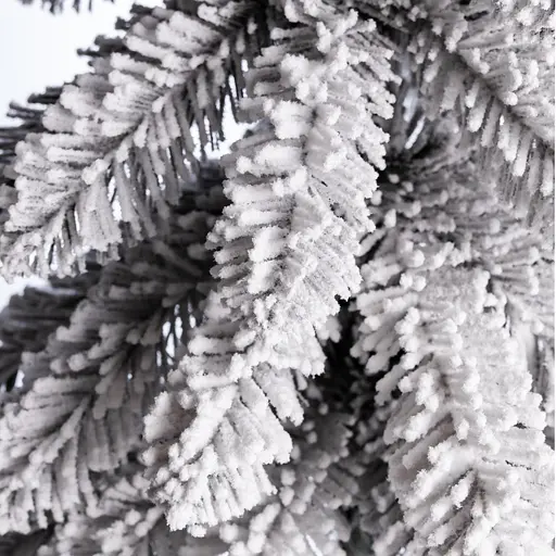 Штучна новорічна декоративна ялинка «Снігова королева» засніжена 90 см Lugi SOK-M-05-3 - фото 4