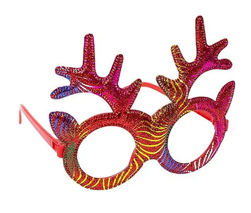 Окуляри новорічні СХ-16 "Олень" (6915985952555) МІКС - фото 1