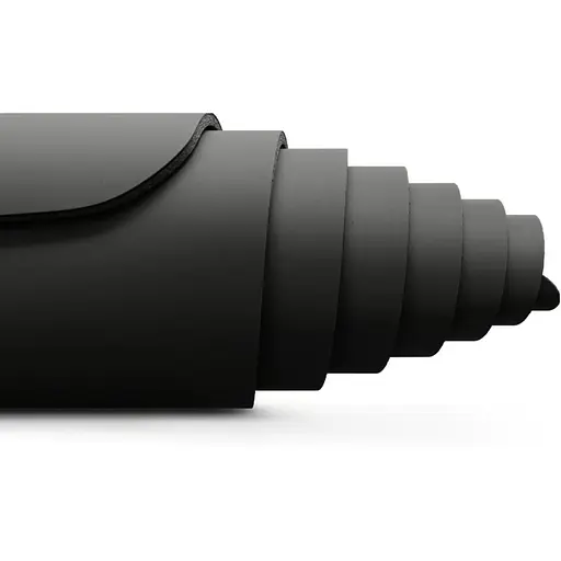 Йога-мат Hop-Sport PU 0,5см 183 x 68см HS-P005GM черный - фото 5