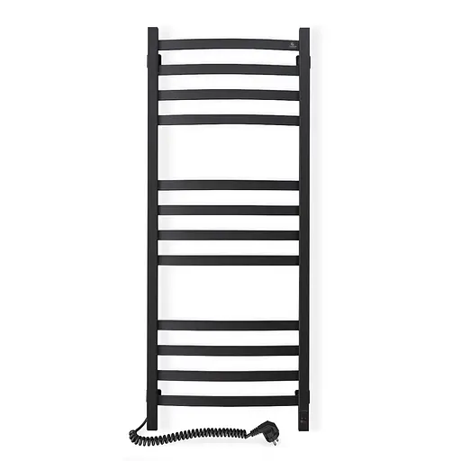 Электрический полотенцесушитель Navin Avalon 480x1200 Sensor левый, черный муар 10-043153-5010, Черный матовый, Левое, Электронный - фото 2