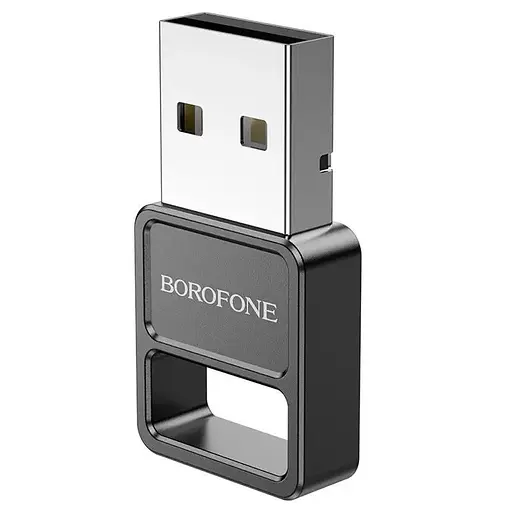 Bluetooth адаптер Borofone DH8 USB Black - фото 3