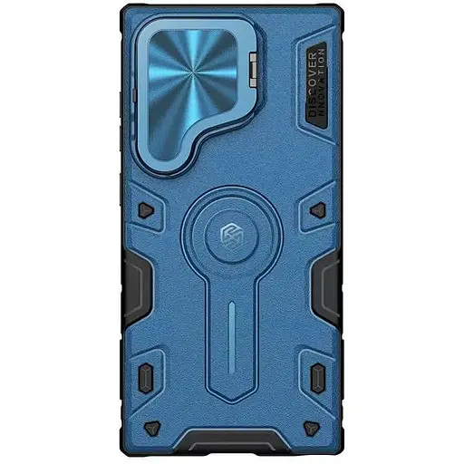 TPU+PC чохол Nillkin CamShield Armor Prop для Samsung Galaxy S24 Ultra Blue