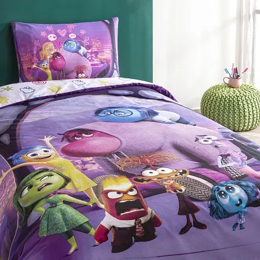 Підлітковий комплект Disney Inside Out 2 Ранфорс / простирадло на резинці Tac pbe0051170 - фото 2