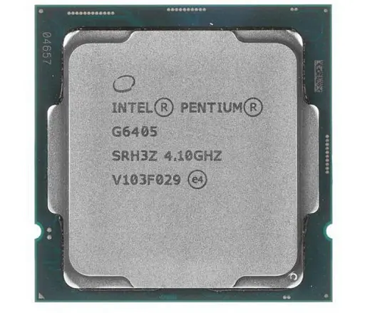 Процесор Intel Pentium G6405 (BX80701G6405) (Socket 1200, 4T, 4.1 ГГц, Box) - фото 1