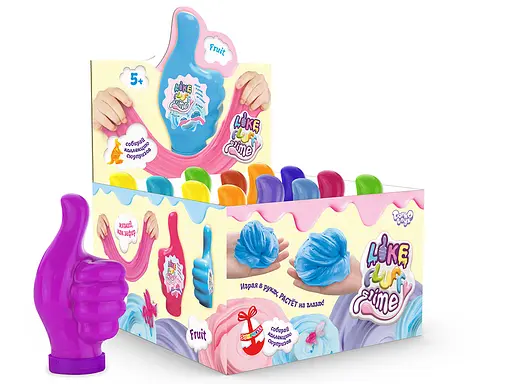 Вязкая масса Like Fluffy Slime, украинская/русская, Danko Toys - фото 2