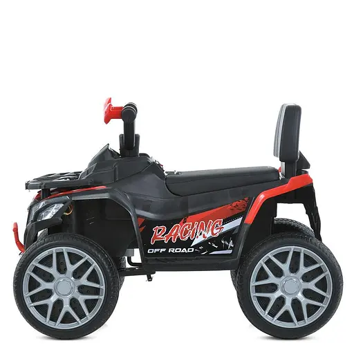 Електромобіль дитячий Bambi Квадроцикл Racer M 6125EBLR-3 до 3 км/год 6V 800mA екошкіра червоний - фото 2
