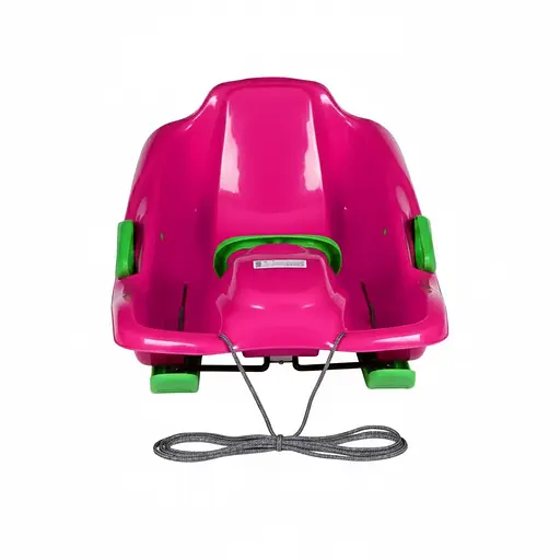 Детская ледянка MS 1726, з морозостойкого пластика, розовая - фото 2