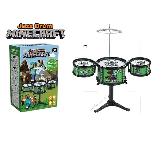 Компактная барабанная установка «Герой» DX 1001-12 – игровой набор для юного музыканта - фото 3