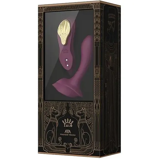 Смарт-вібратор у трусики Zalo - AYA Velvet Purple - фото 9
