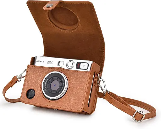 Чехол для фотоаппарата Fujifilm Instax Mini EVO коричневый - фото 2
