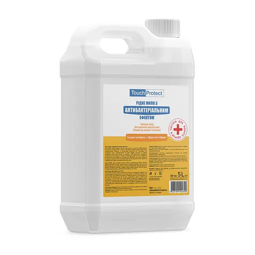 Рідке мило з антибактеріальним ефектом Календула-Чабрець Touch Protect 5 л - фото 1