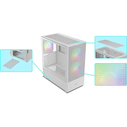 Корпус GAMDIAS TALOS M3 MESH WH (4711514500905) - фото 10