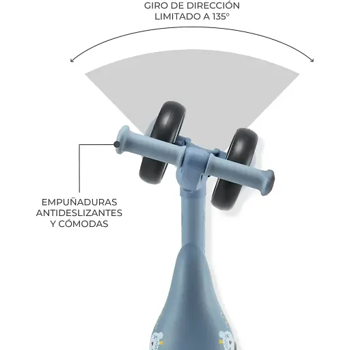 Каталка-біговел Kinderkraft Cutie Flash Blue (KRCUFL00BLU0000) - фото 3