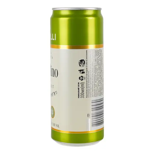 Напиток винный Fratelli Fragolino Bianco белый полусладкий слабоалкогольный игристый 6-6.9% 0.66 л (2 шт. х 0.33 л) - фото 6