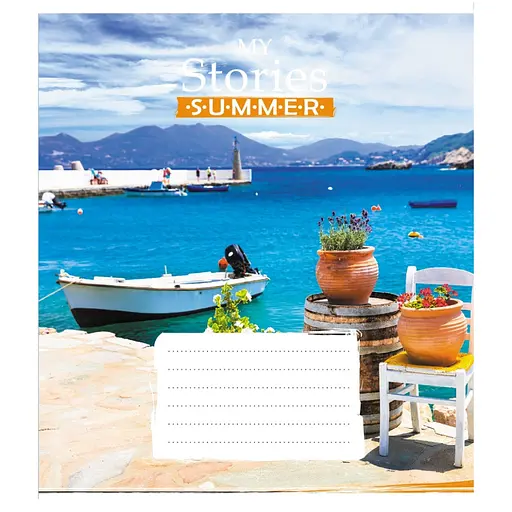 Тетрадь общая Летняя история 048-600162L-3 в линию, 48 листов