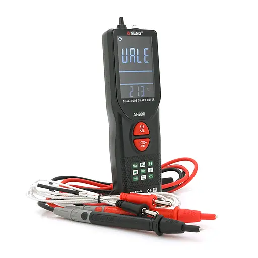 Мультиметр ANENG AN998, вимірювання: V, A, R, C, T, F - фото 1