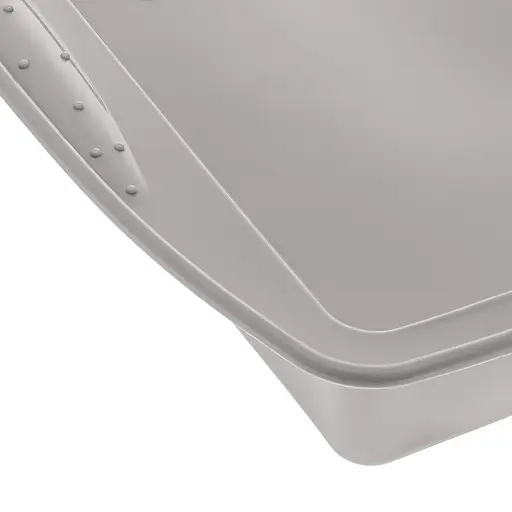 Квадратна силіконова форма для аерогрилю, духовки та мультипечі 24,5*26,5 см, Kitchen Master Сірий 87449 - фото 10