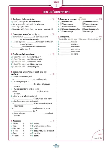 100% FLE A1 Grammaire essentielle du francais Livre + didierfle.app - фото 7