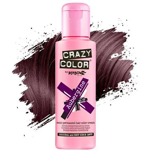 Тінт-фарба для волосся Crazy Color відтінок 50 баклажан 100 мл