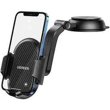 Крепление для телефонов Ugreen LP405 Waterfall-Shaped Suction Cup Phone Mount черный 20473 - фото 1