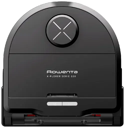 Робот-пилосос Rowenta миючий X-Plorer Serie 220, 5600ПаВт, h=9.7см, 0.35л, конт пилок -0.22л, автон. робота до 120хв, чорний - фото 1