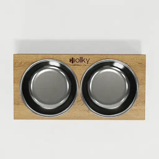 Hollky Base XS — миски на підставці для маленьких собак та котів (2 × 0,25 л) - фото 4