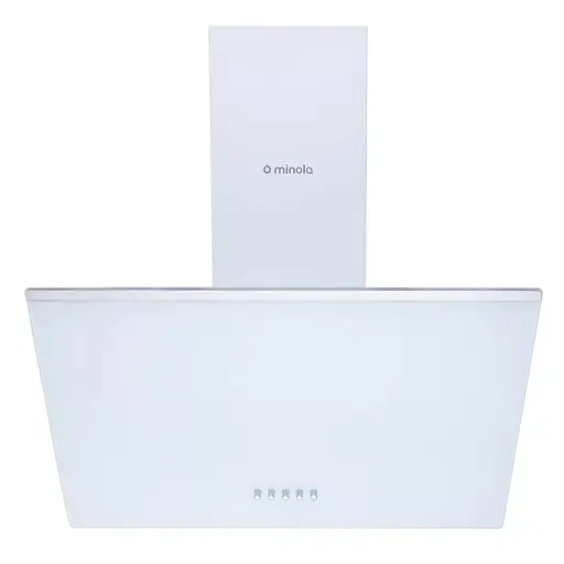 Вытяжка декоративная наклонная Minola HDN 5222 WH/INOX 700 LED