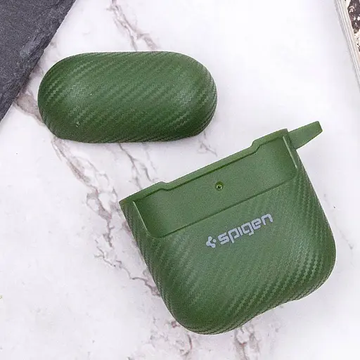 Футляр SGP Shockproof для наушников Airpods 1/2 Pine green - фото 5