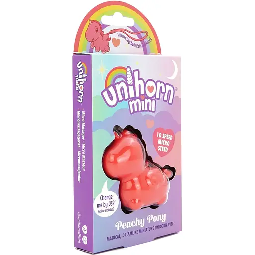 Вібратор-мінієдиноріжка Unihorn Mini - Peachy Pony - фото 3