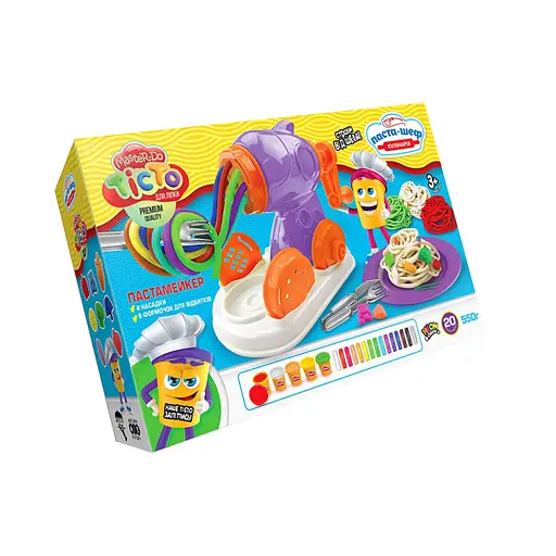 Набір для творчості Тісто для ліплення Master Do, TMD-16-01U, Паста-шеф