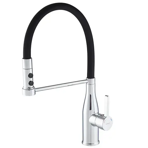 Змішувач для кухні Mixxus Premium Summer 017 з гнучким виливом MI6960 Хром - фото 1