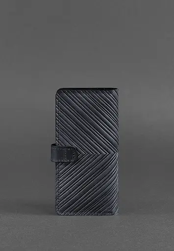 Кожаное женское синее портмоне 7.0 - фото 6