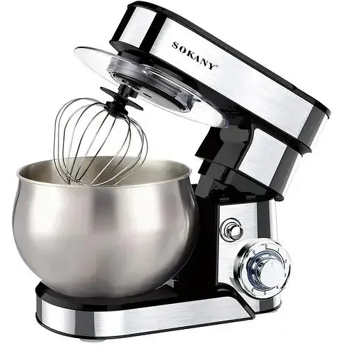 Планетарний міксер Sokany SK-05008 чаша 6 л 2000 Вт