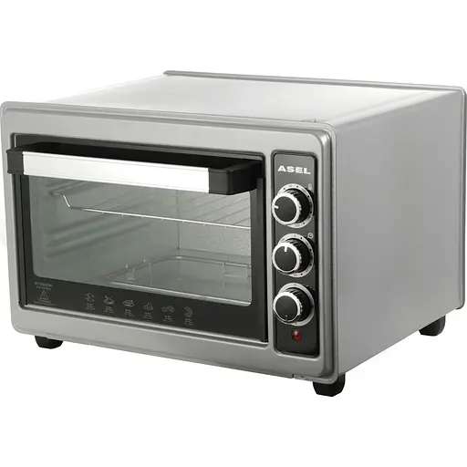 Электрическая духовка Asel настольная AF 33-23 Grey (132434) - фото 3