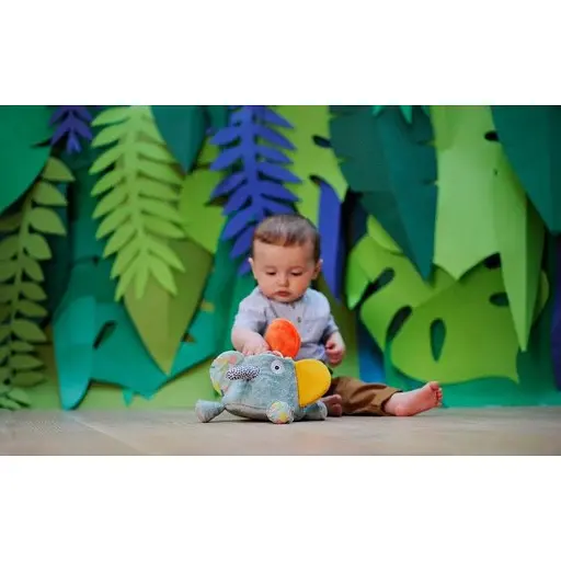 Игрушка мягкая развивающая Ebulobo Слон 20 см (E80004) - фото 13