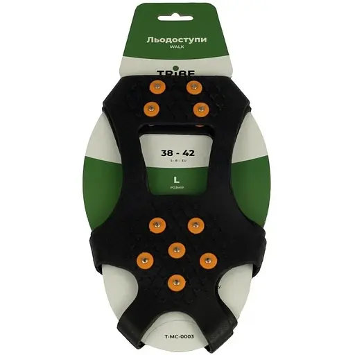 Льодоступи Tribe Walk T-MC-0003 Black L (1042-T-MC-0003-L-black) - фото 2