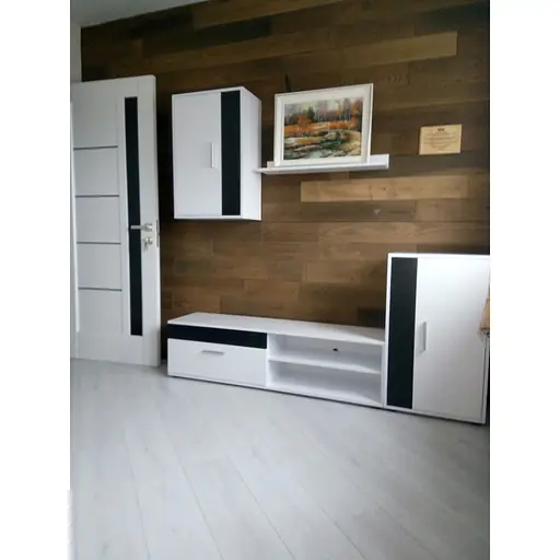 Модульна стінка для вітальні Гербор Міні Барато Німфея альба + Чорний (GRB-1916) - фото 3