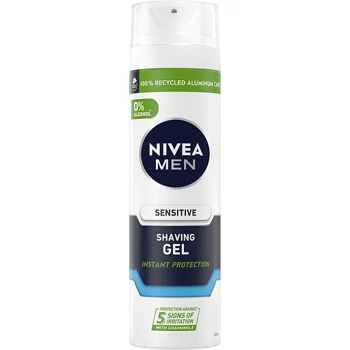 Уцінка. Гель для гоління Nivea Men для чутливої шкіри 200 мл