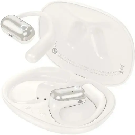 Наушники беспроводные Hoco EA6 Melody open true wireless BT headset белые