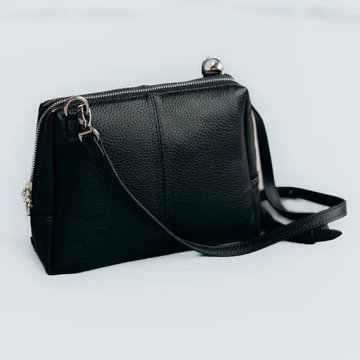 Сумка женская через плечо Grande Pelle 23х17х7 см sum0028549 - фото 10