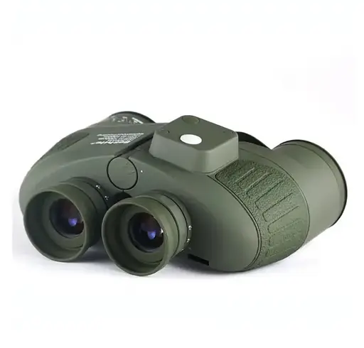 Мощный морской бинокль Boshile HD 10х50 с компасом (Зеленый) - фото 3