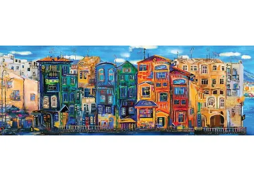 Пазл Art Puzzle Цветной городок 1000 эл. панорама (5350) - фото 2