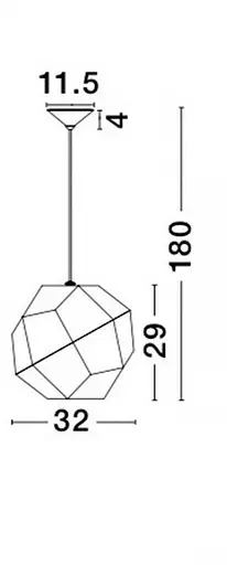 Світильник підвісний FOGGIA Nova Luce 82148732 - фото 5