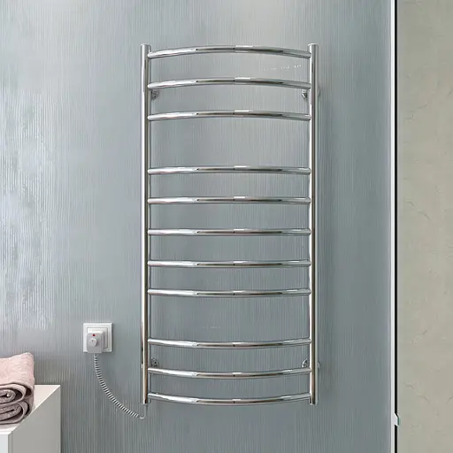 Электрический полотенцесушитель Kosser Дуга Элит 1000x500/11 EL рег. ДДЕ01ЕL, Хром, Левое - фото 3