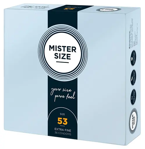 Презервативы Mister Size 53, 36 шт.