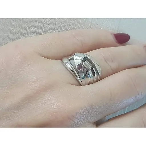 Срібне кільце Імперія золота. КБ066С 18 - фото 2