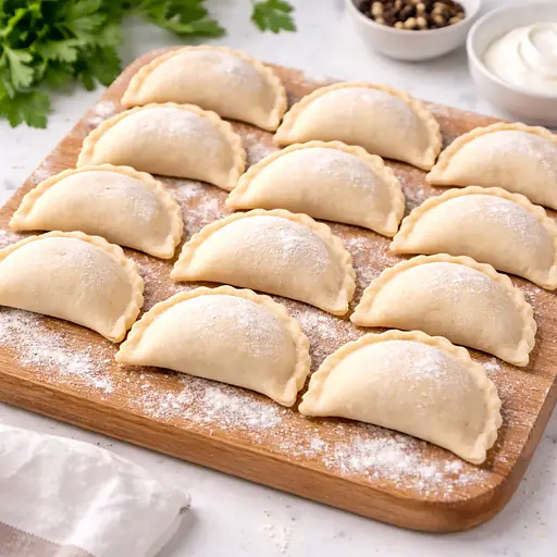 Ролик кулінарний ніж для вирізування з тіста кругів для вареників, пельменів, печива 17.5 см Бірюзовий 88294 - фото 5