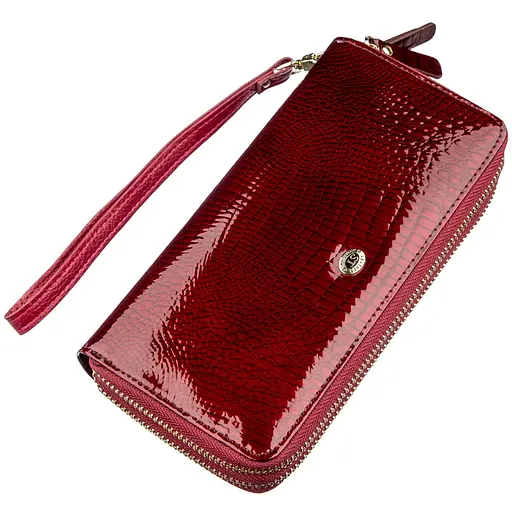 Женский кожаный кошелек-клатч ST Leather 9х19х4 см acs0015897 - фото 1